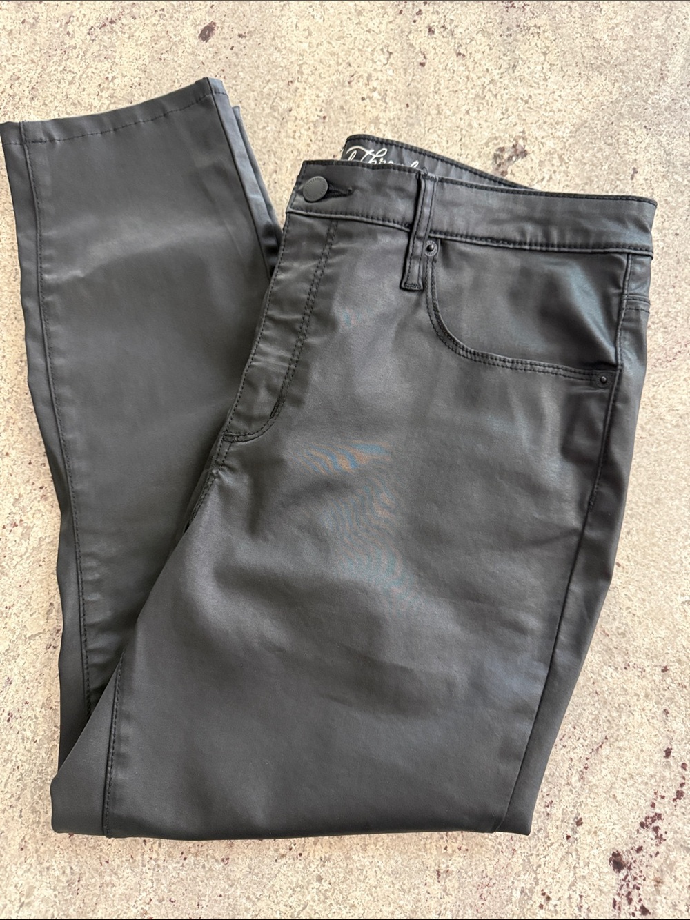 Universal Thread Black Faux Leather Skinny Pants